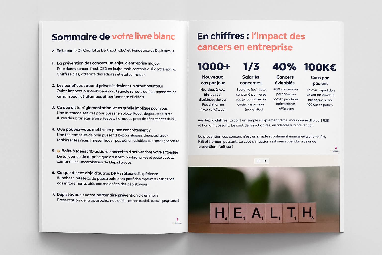 Aperçu du livre blanc Dépist&vous